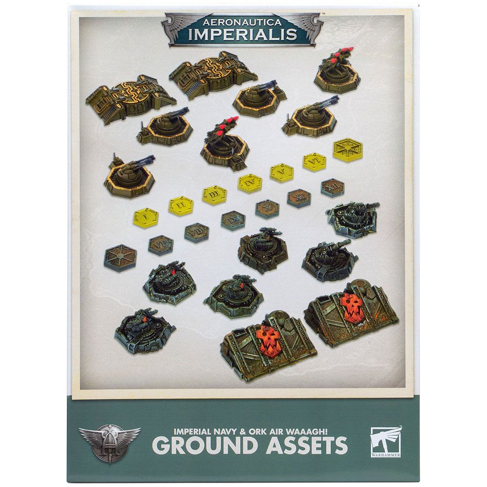 

Настольная игра Games Workshop AERONAUTICA IMPERIALIS AERO/IMPER: IMPERIAL & ORK GROUND ASSETS (99221899001) (5011921119790)