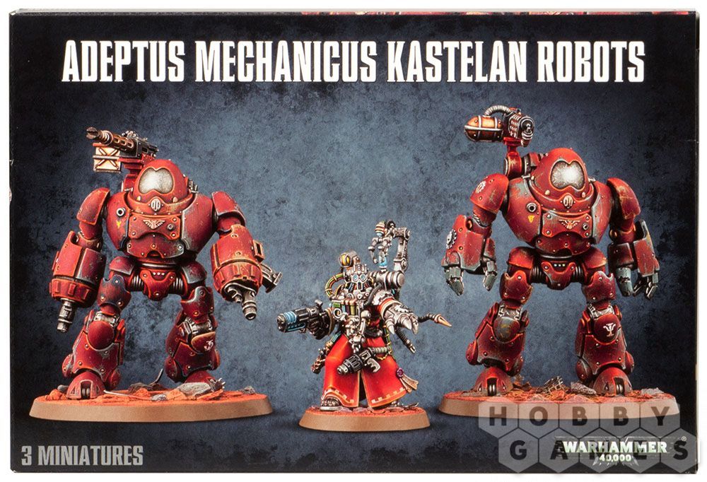 

Настольная игра Games Workshop Warhammer 40000 ADEPTUS MECHANICUS: KASTELAN ROBOTS (99120116036) (5011921155965)