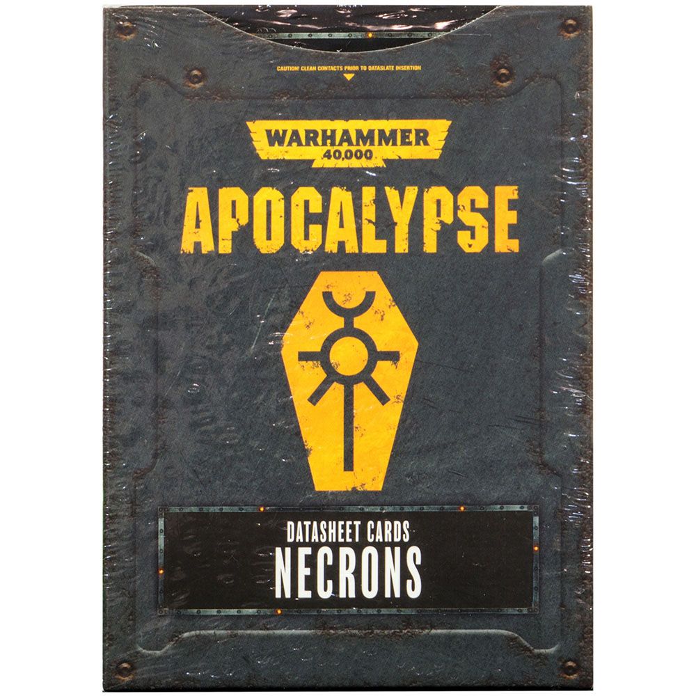 

Карты Games Workshop APOCALYPSE DATASHEETS: NECRONS (ENG) (60220110025) (5011921125548)