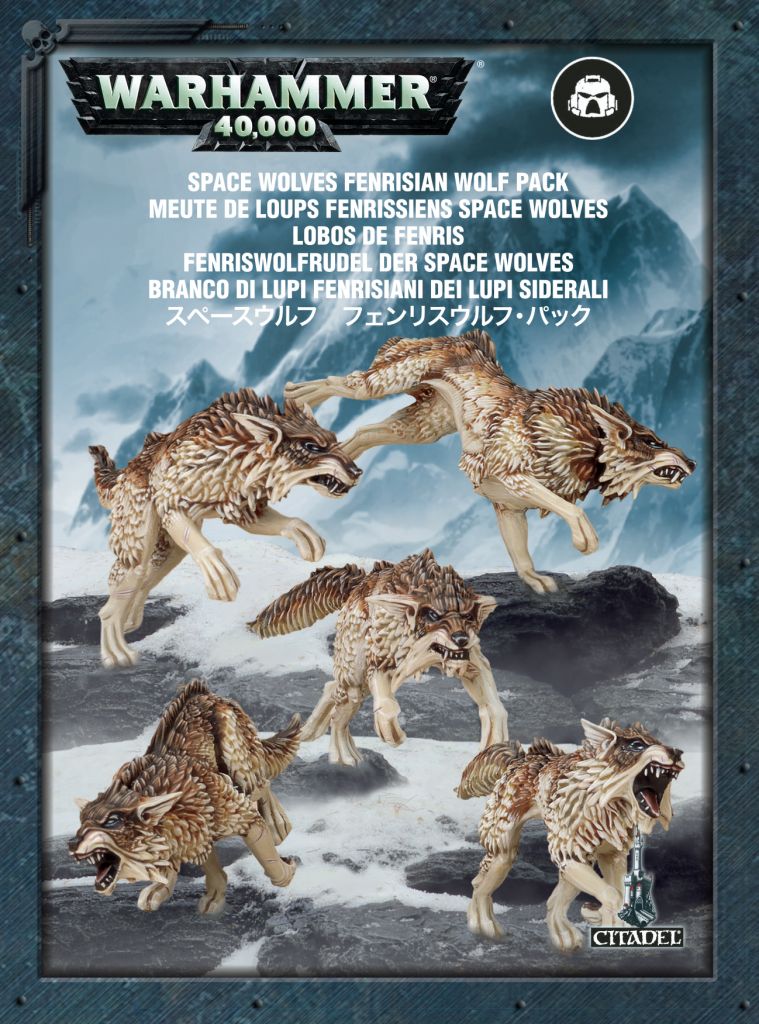 

Настольная игра Games Workshop Warhammer 40000 SPACE WOLVES FENRISIAN WOLVES (99120101252) (5011921118496)