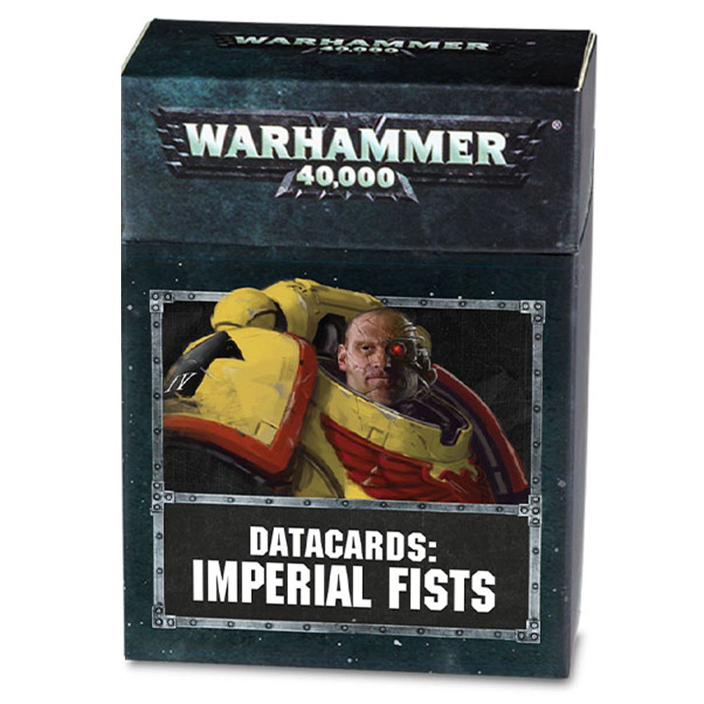 

Карты Games Workshop Warhammer 40000 DATACARDS: IMPERIAL FISTS (ENGLISH) (60220101019) (5011921126781)