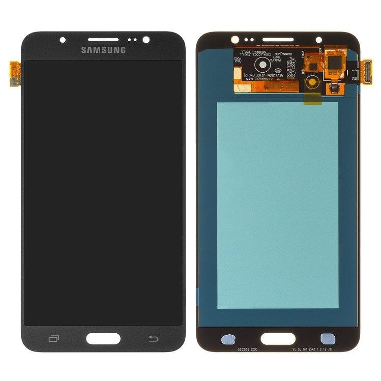 

Дисплей для Samsung J710F Galaxy J7 (2016) с сенсором (тачскрином) черный, OLED
