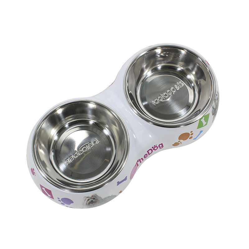 

Миска для котов и собак Taotaopets WZ-1010 двойная 26*13.5*4.5 Микс (K/OPT2-5914-17591)