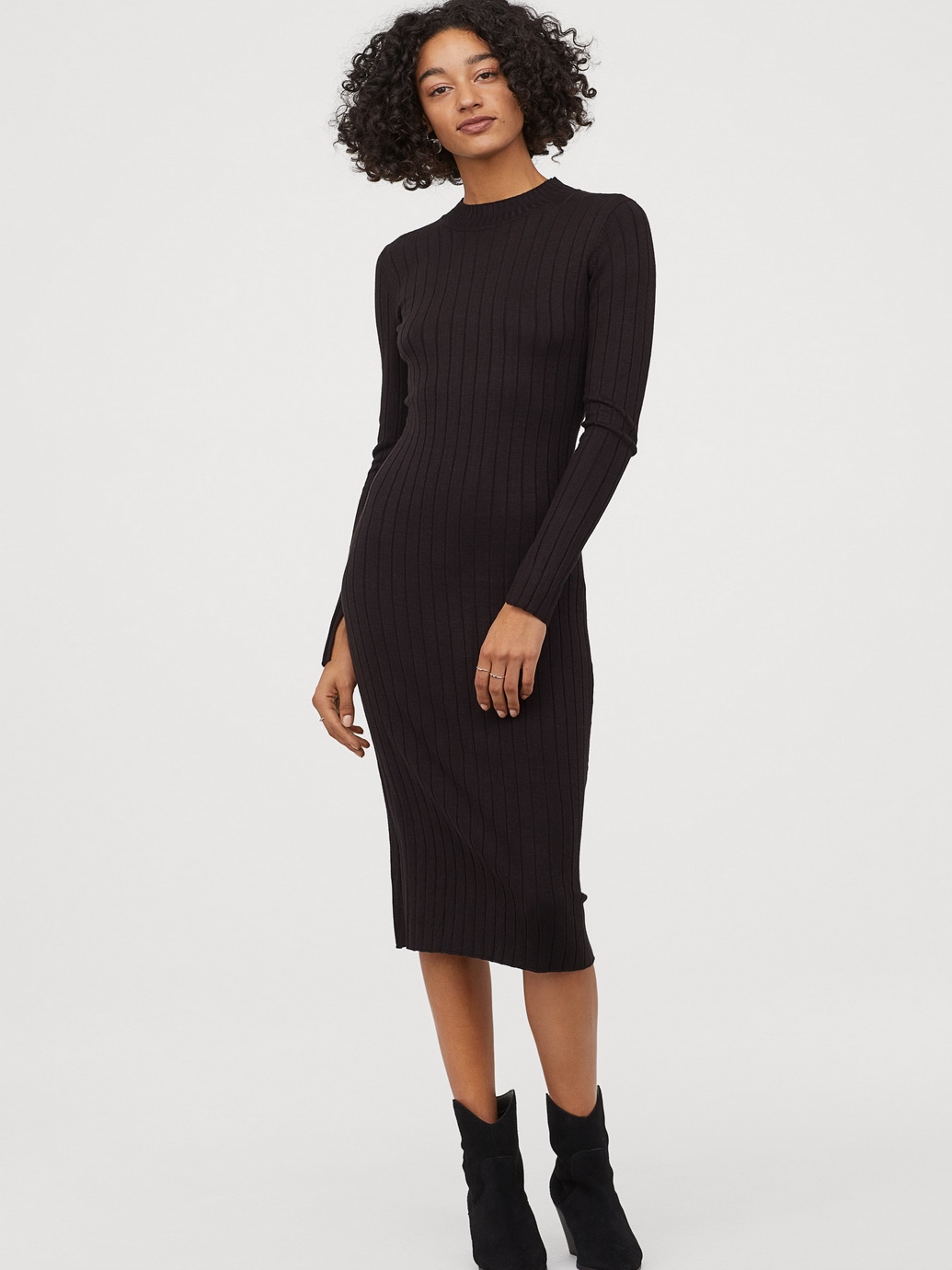 

Платье H&M 0811099-0 XL Черное (СА2000001812631)