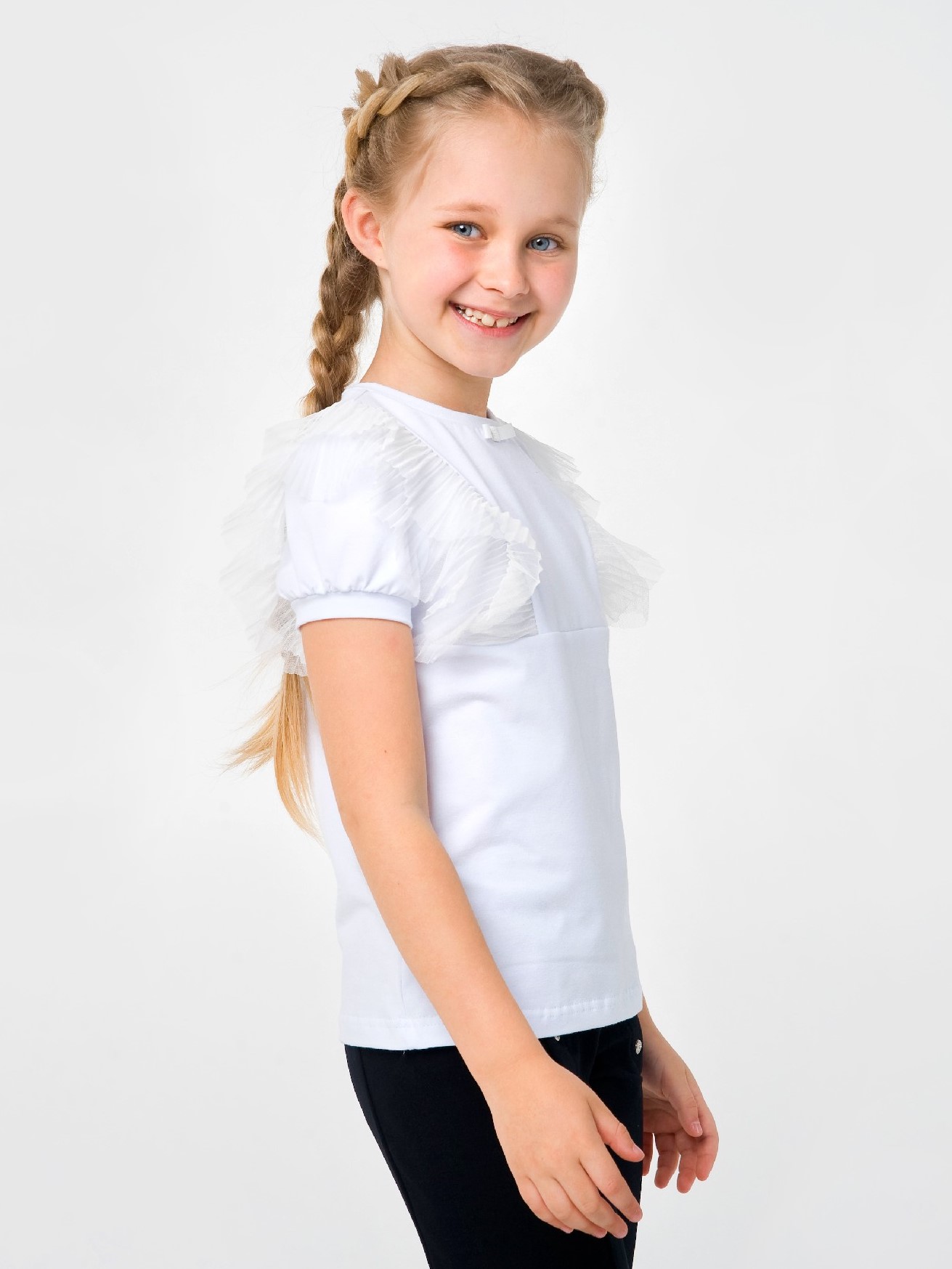 

Футболка Smil 114798 116 см Белая