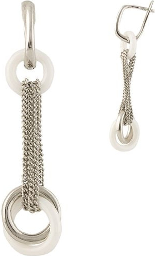 

Серебряные серьги SilverBreeze с керамикой