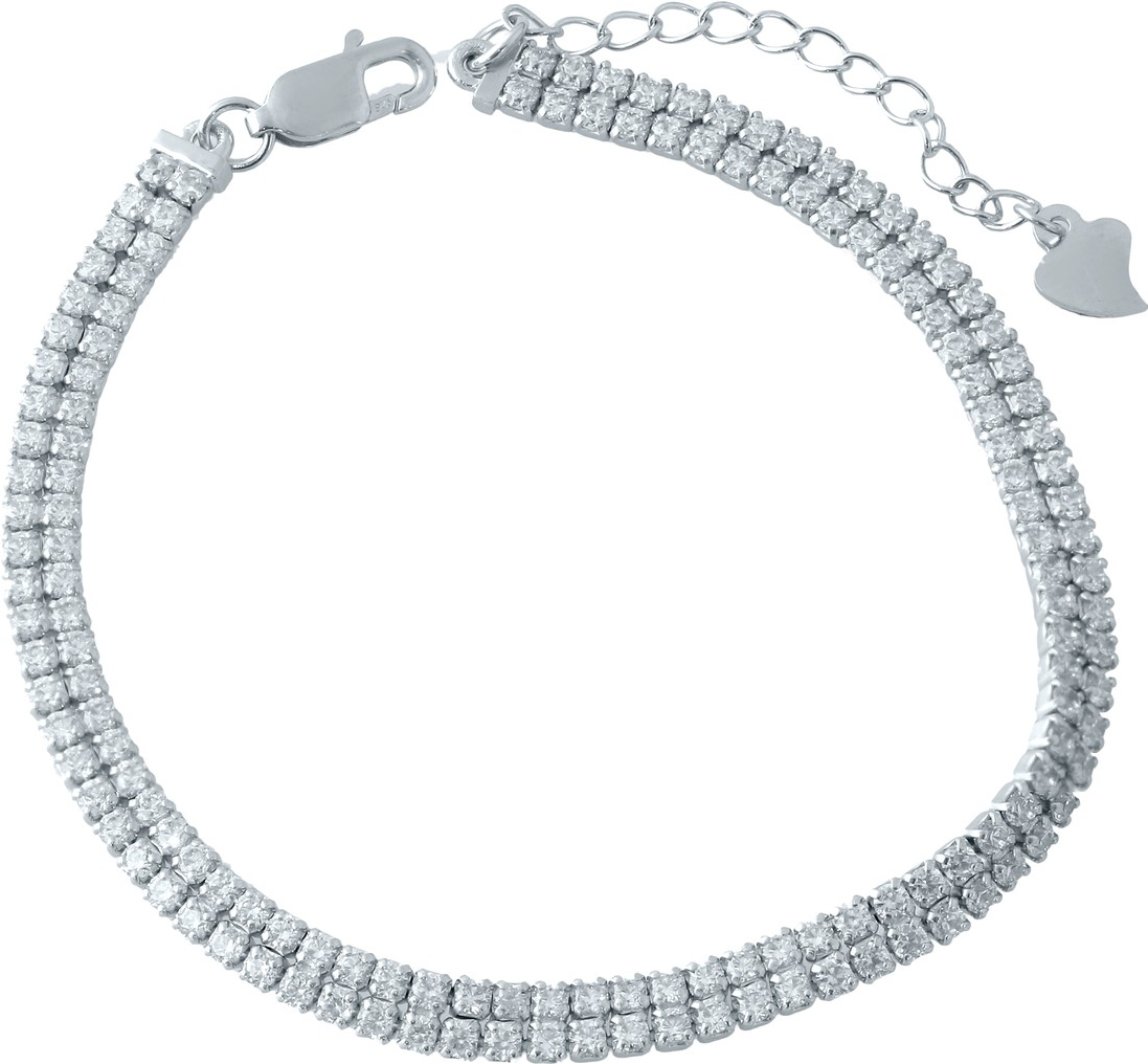 

Серебряный браслет SilverBreeze с фианитами 1720 размер