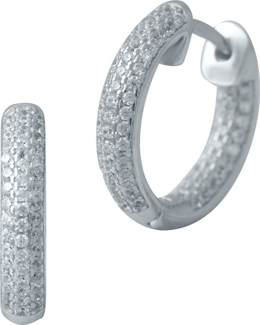 

Серебряные серьги SilverBreeze с фианитами