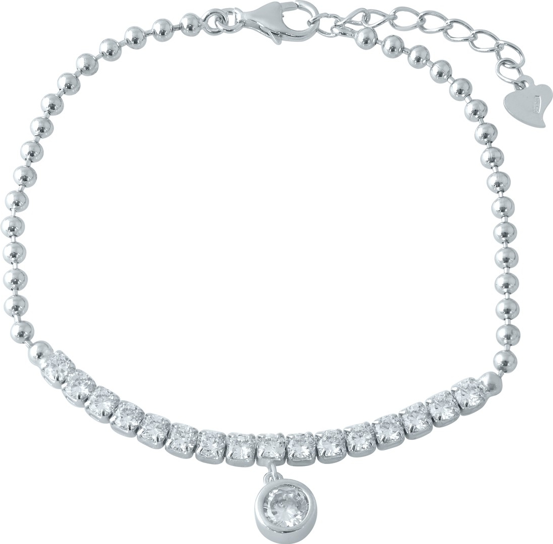 

Серебряный браслет SilverBreeze с фианитами 1720 размер