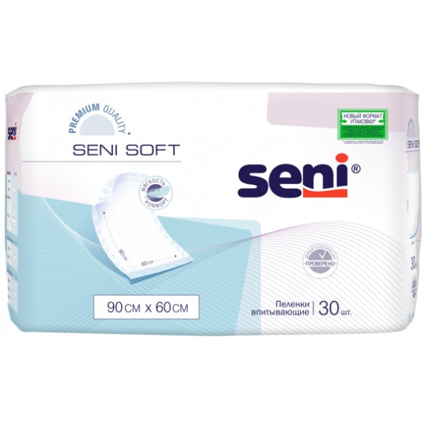 

Одноразовые пеленки Seni Soft 60х90 см, 30 шт