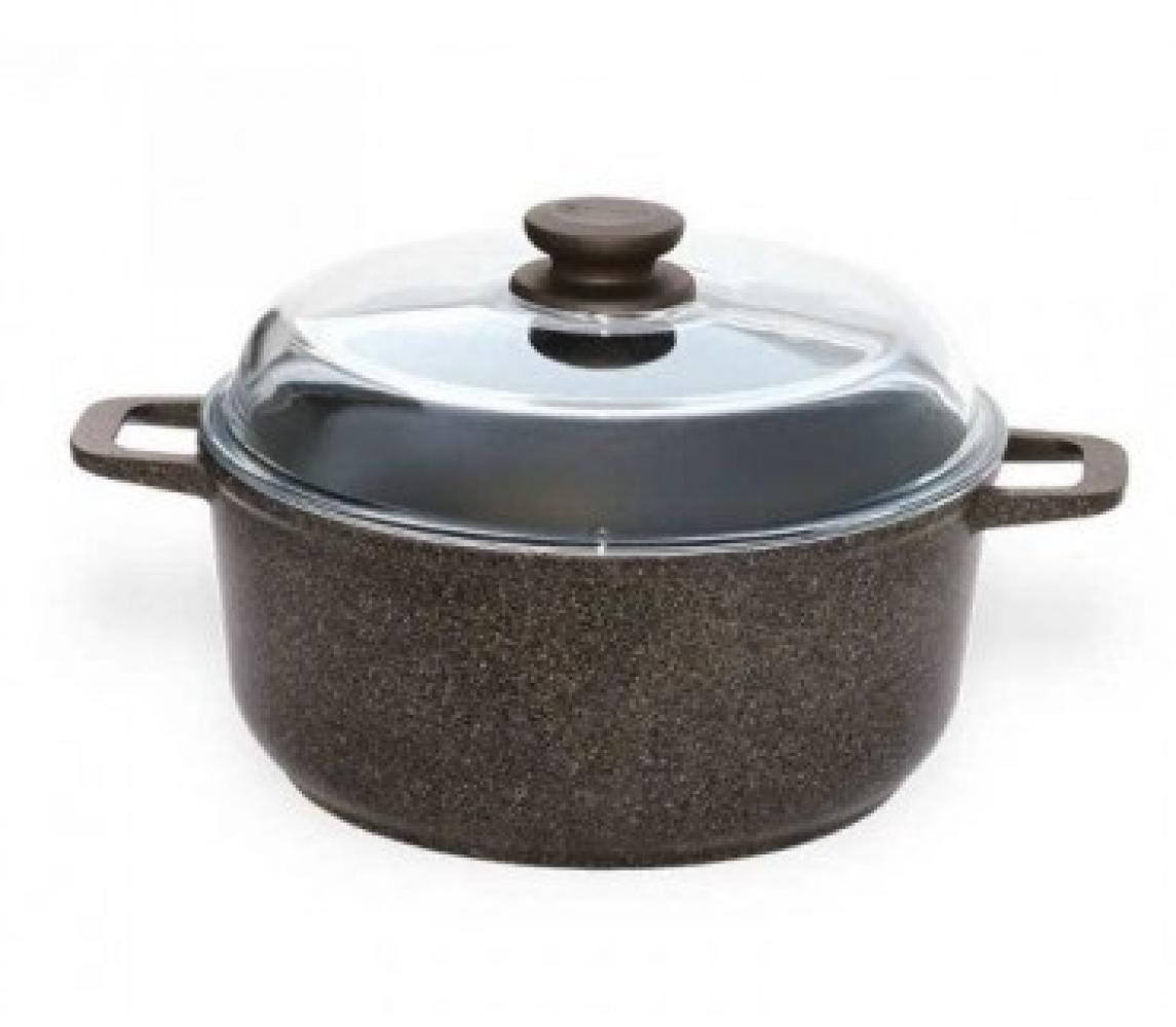 

Кастрюля Индукция Браун со стеклянной крышкой БИОЛ 3л (К303ИС)