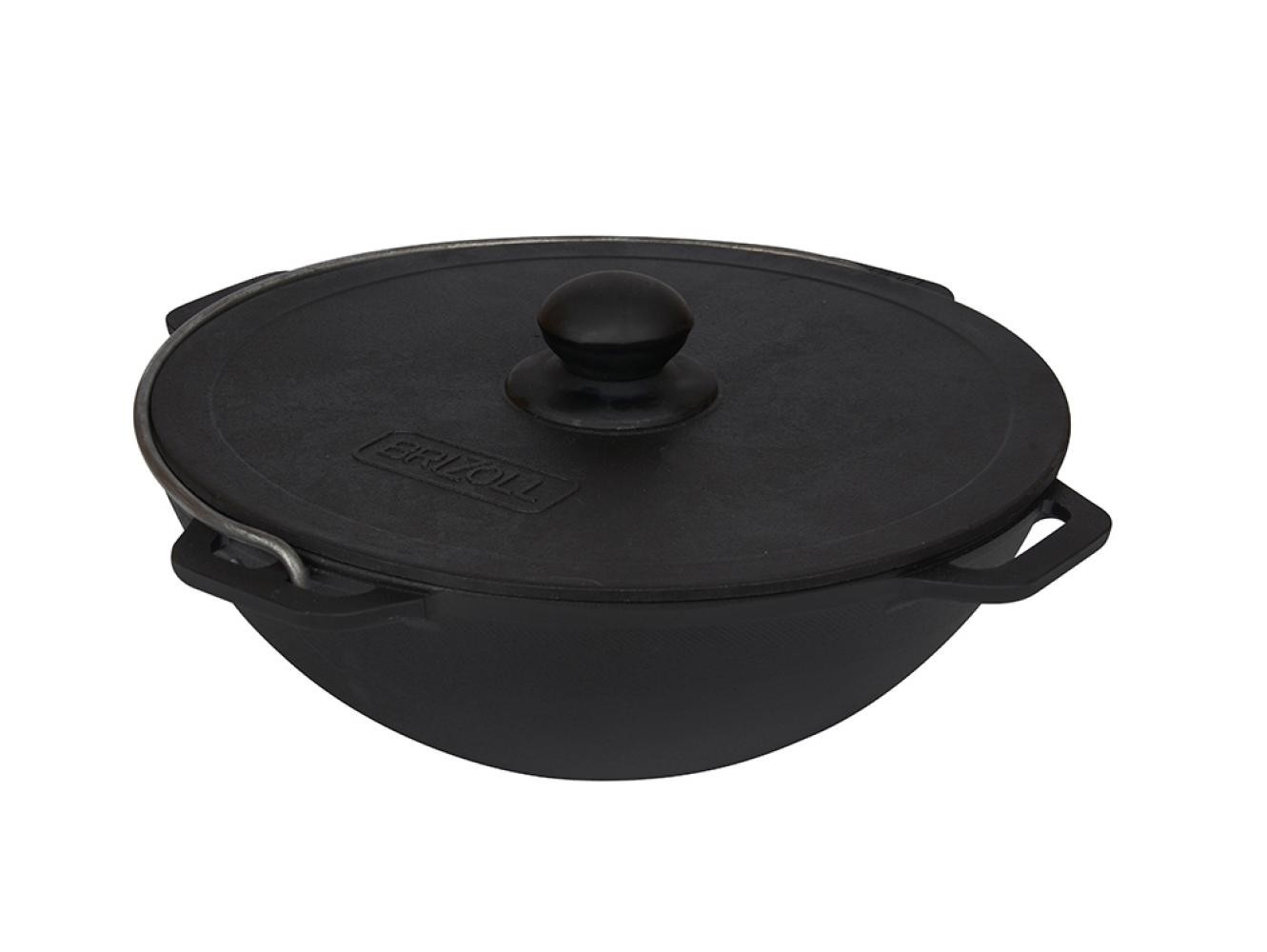 

Казан чугунный азиатский с крышкой BRIZOLL 12л (КА12-1)