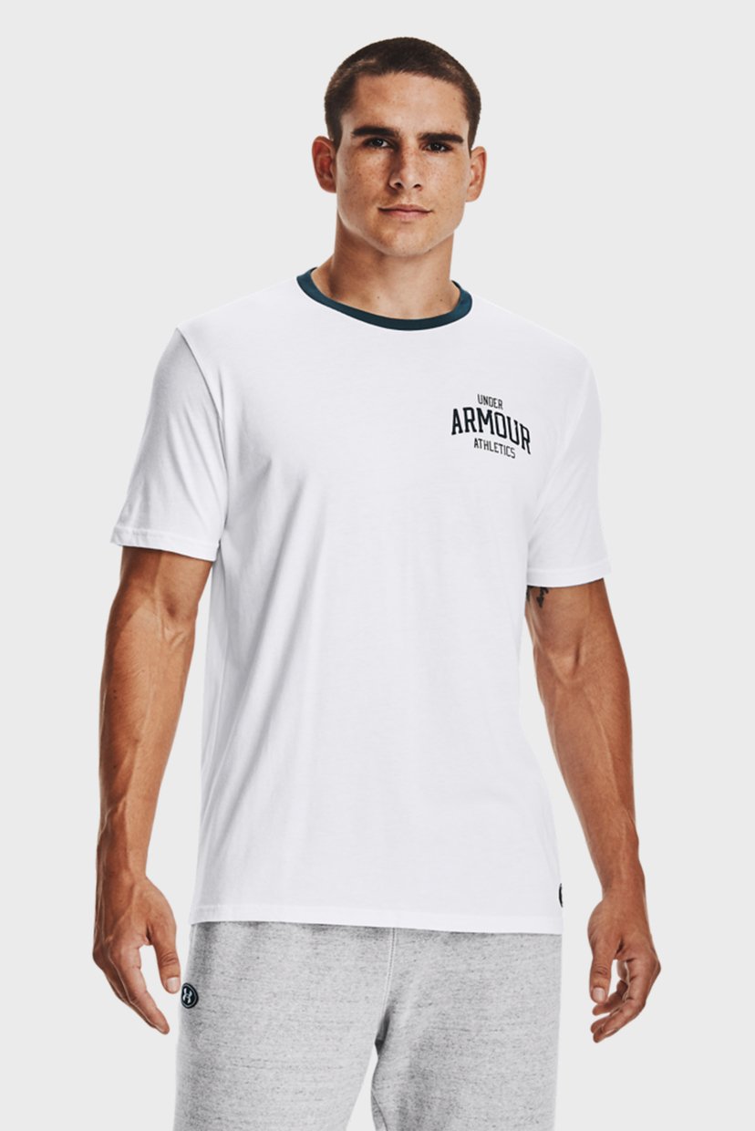 

Мужская белая футболка UA ORIGINATORS ATHLETICS SS Under Armour LG 1366460-100