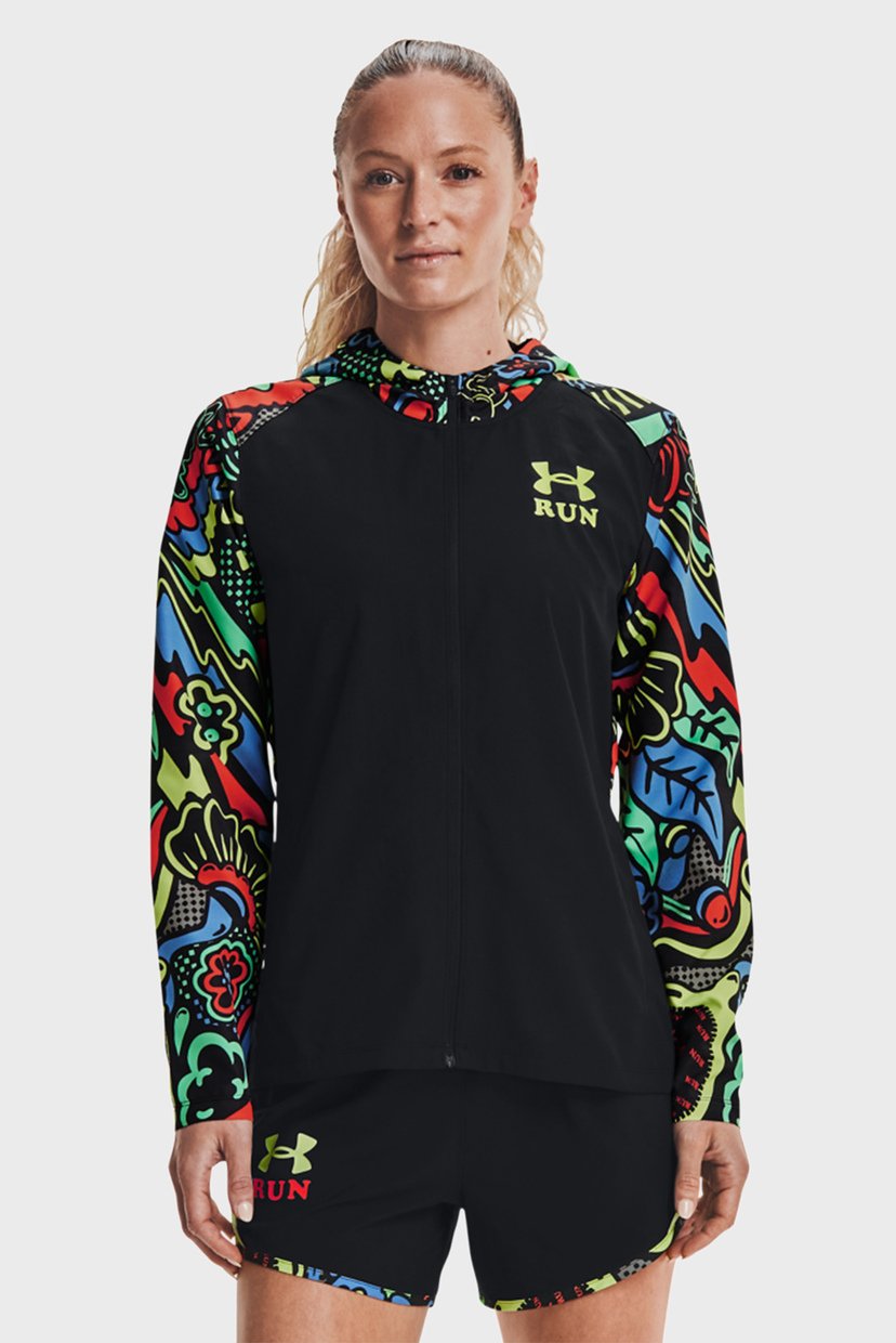 

Женская черная ветровка UA Keep Run Weird Jacket Under Armour XS 1365644-001