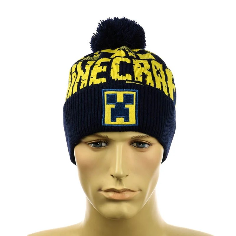 

Вязанная шапка Майнкрафт FILEX  Темно-синий, Вязанная шапка Майнкрафт FILEX One Size Темно-синий