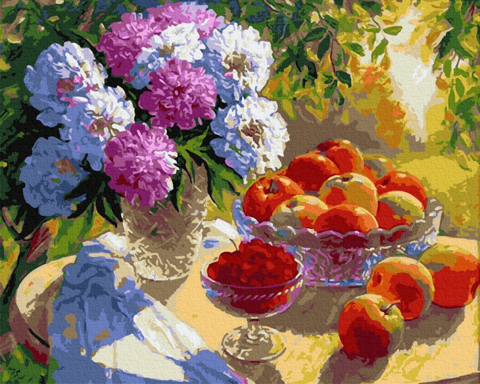 

Картина по номерам Летний натюрморт, Rainbow Art (GX4739) 40х50 см. (0096-1835)