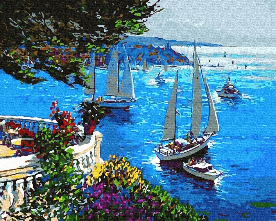 

Картина по номерам 40x50 Парусная гавань (GX34441) (0096-1996)