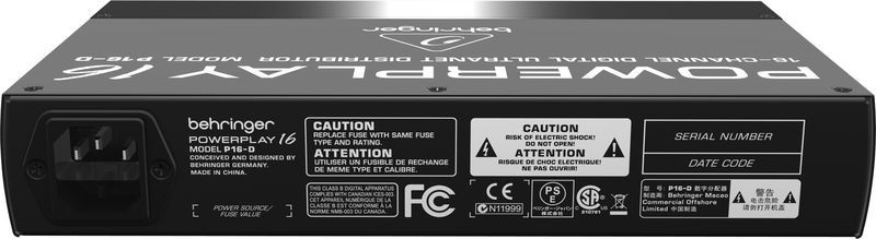 

Сплиттер Behringer Powerplay P16D