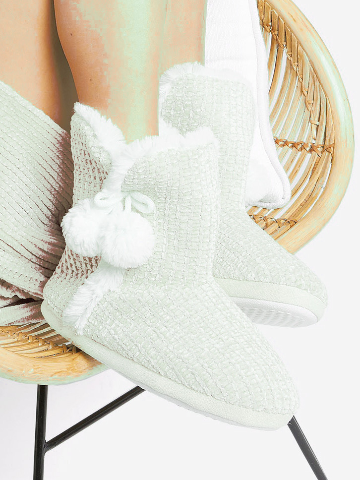 

Комнатные тапочки Yamamay SPFD123009Light grey 35/36 Светло-серые (СА8058271440355)