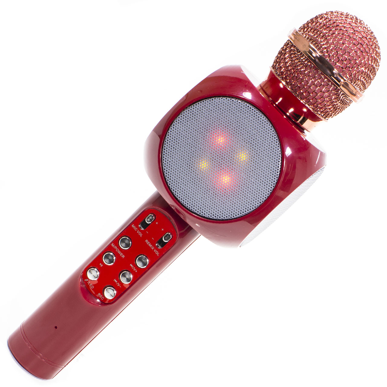 

Караоке микрофон Wster WS-1816 Bluetooth беспроводной красный