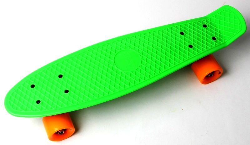 

Скейтборд "Penny Board", Салатовый цвет, усиленный пластик, матовые колеса