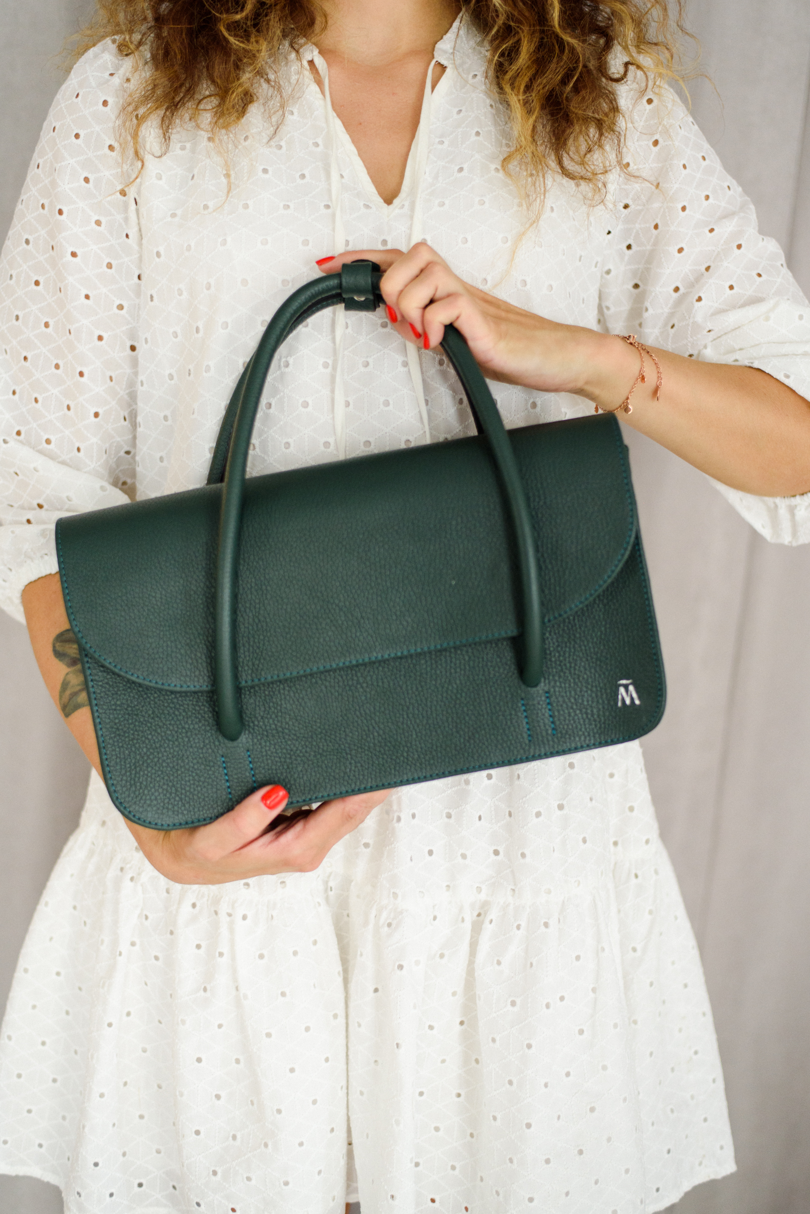 

Женская сумка из натуральной кожи boorbon LUNA-BAG-GREEN-1 зеленая