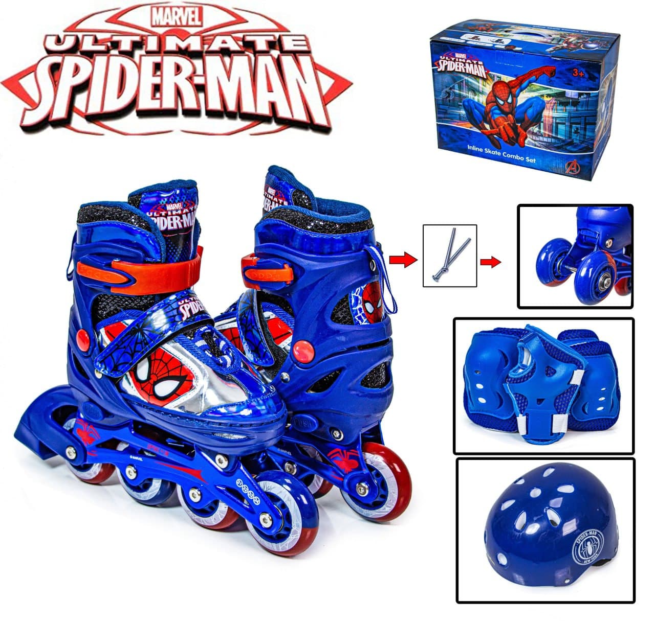 

Набор Роликов Kidson Marvel Spider Man 35-38
