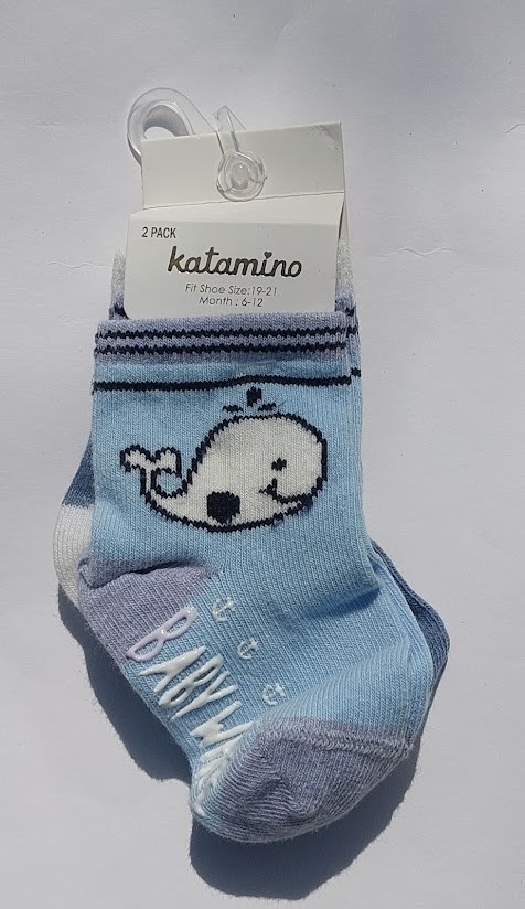 

Набор носков (2шт) Katamino 6- 12 м Baby Whale