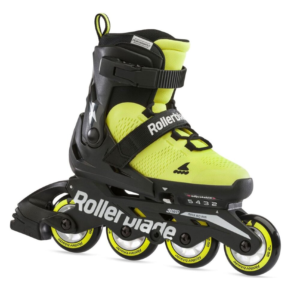 

Ролики детские Rollerblade Microblade SE Neon Yellow Black 2021 (Желто-черный неон, 36,5 - 40,5)