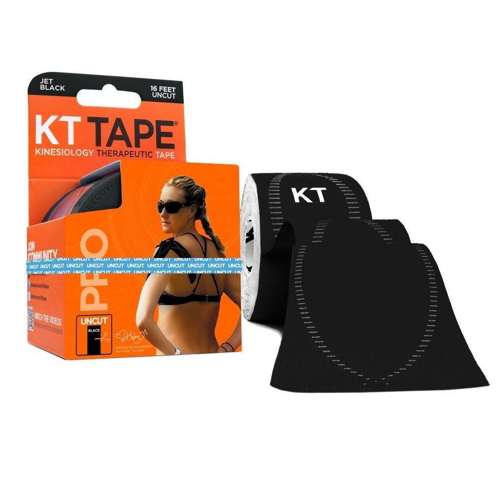 

Кинезио тейп KT TAPE PRO SYNTHETIC UNCUT 5смх5м черный