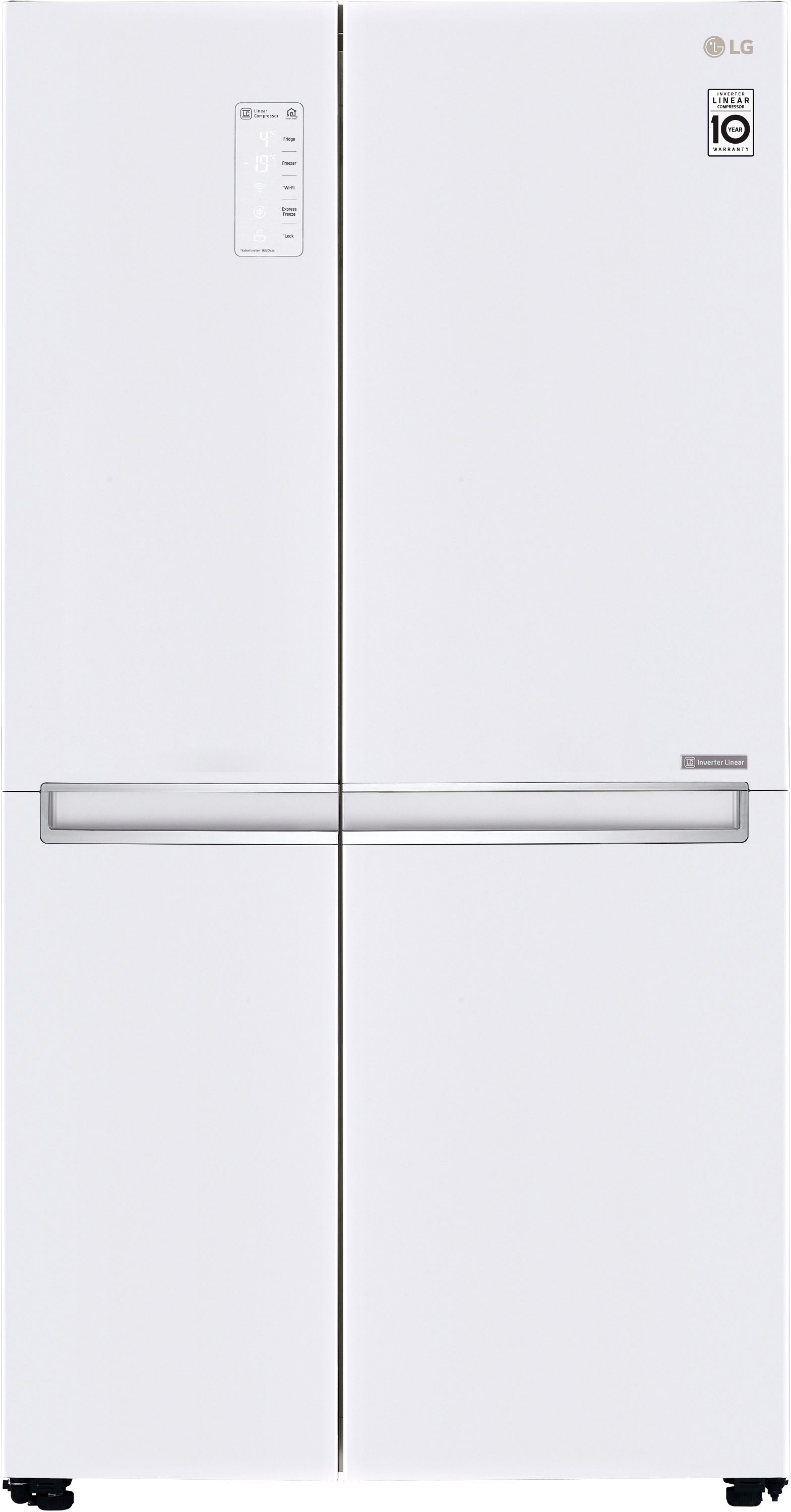 Акция на Side-by-side холодильник LG GC-B247SVDC от Rozetka UA