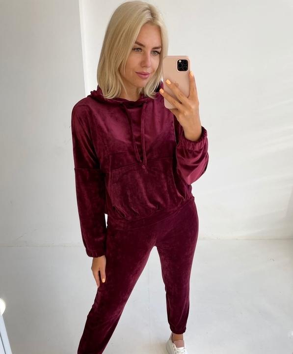

Спортивный костюм G&M k-83736 42-44 Размер цвет бордовый