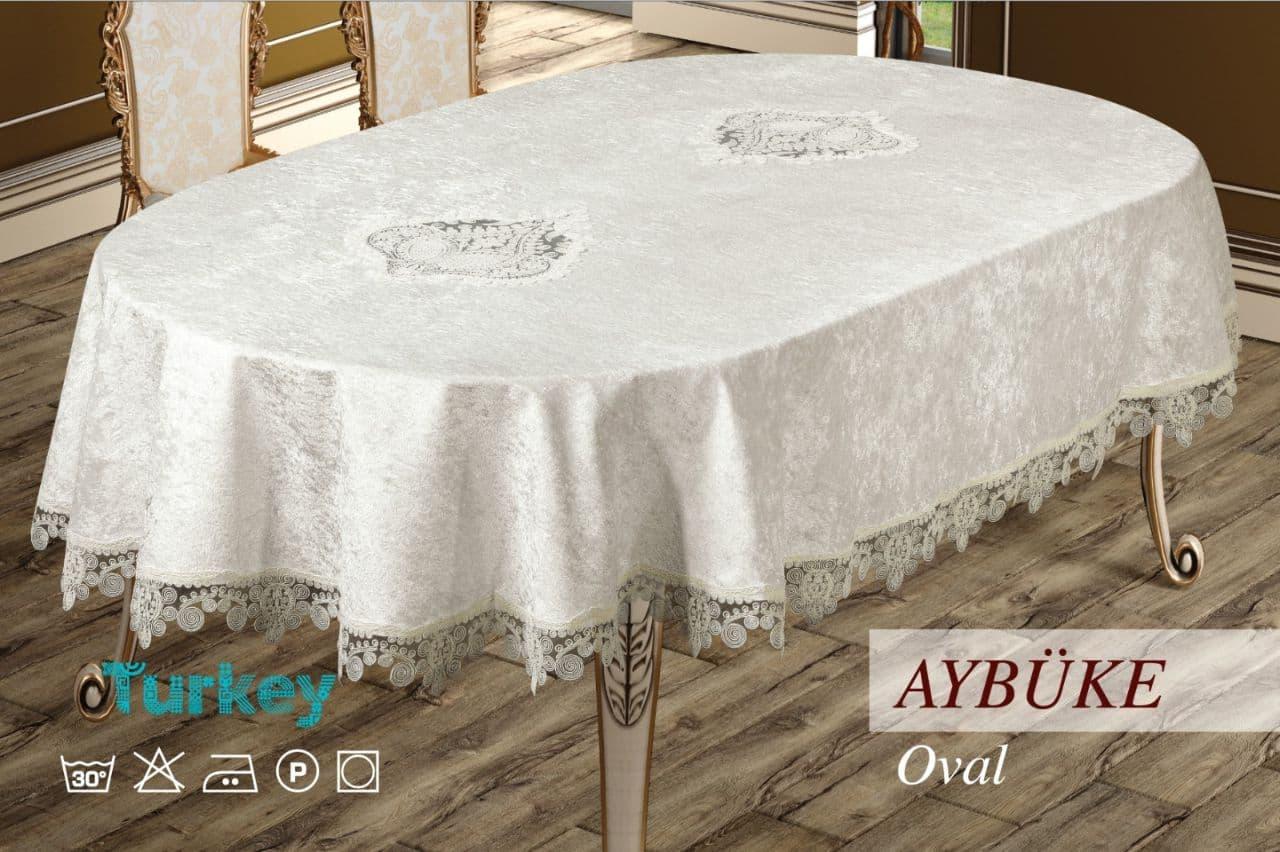 

Скатерть велюр Sagol 160x260 ovale Aybuke