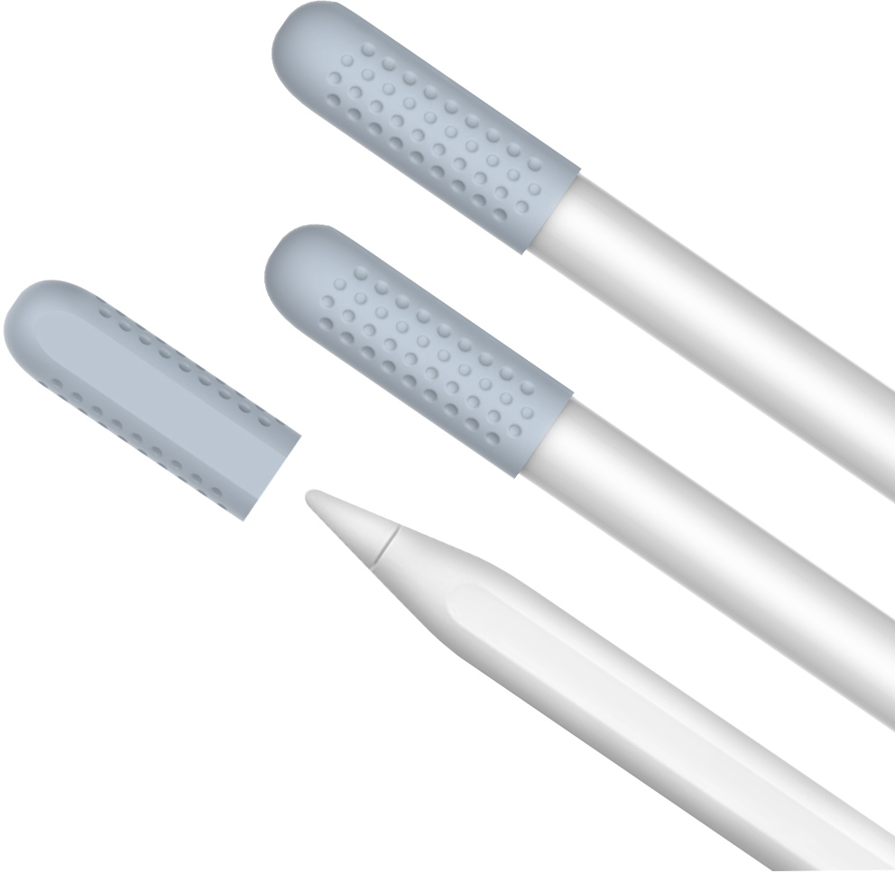 

Силиконовые насадки AhaStyle для Apple Pencil 2 Светло-синий (AHA-01920-LBL)