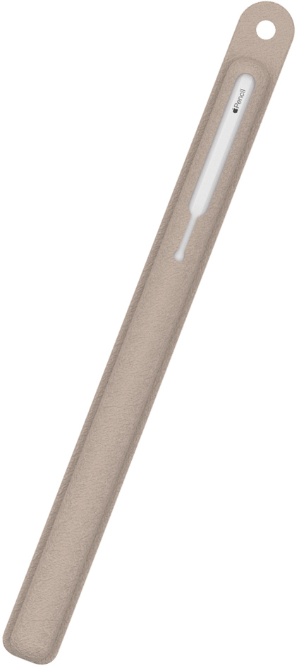 

Текстурированный силиконовый чехол AhaStyle для Apple Pencil 2 Светло-коричневый (AHA-01800-LBR)