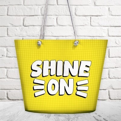

Сумка пляжная с принтом "Shine on" Malibu сумка для пляжа с разноцветным принтом и застежкой молнией