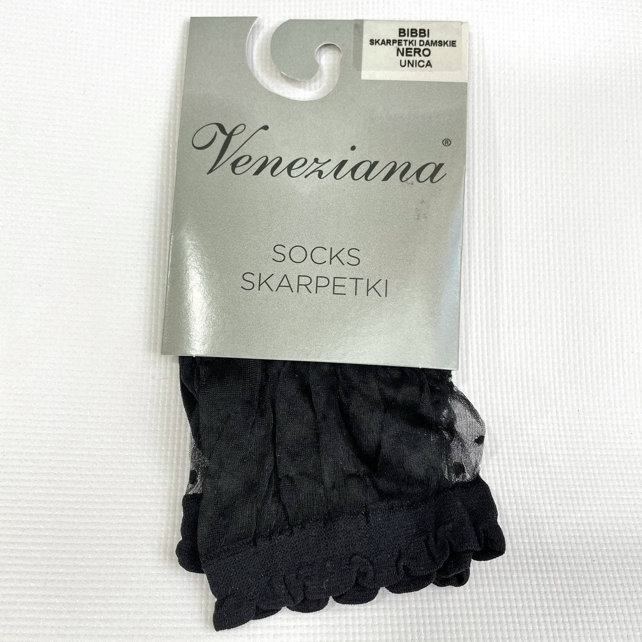 

Носки капроновые в горошек Veneziana Bibbi OneSize Черные