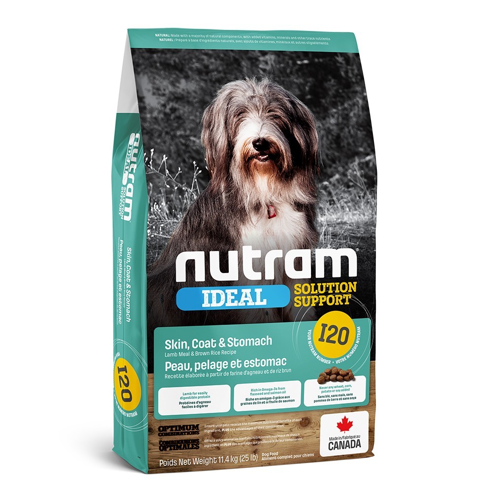

Сухой корм Nutram I20 для взрослых собак с проблемами желудка, кожи и шерсти ягненок и рис 11.4 кг