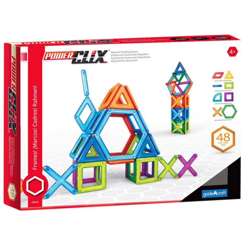 

Конструктор Guidecraft PowerClix Frames, 48 деталей (G9200)