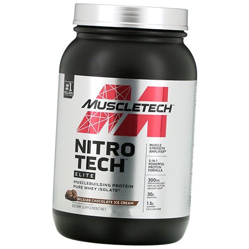 

Протеин Изолят, Nitro Tech Elite, Muscle Tech 998г Бельгийский шоколад (29098018)