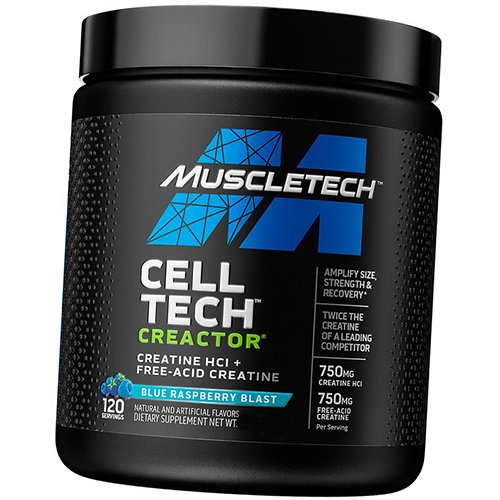 

Креатин, Creactor, Muscle Tech 264г Синяя малина (31098004)