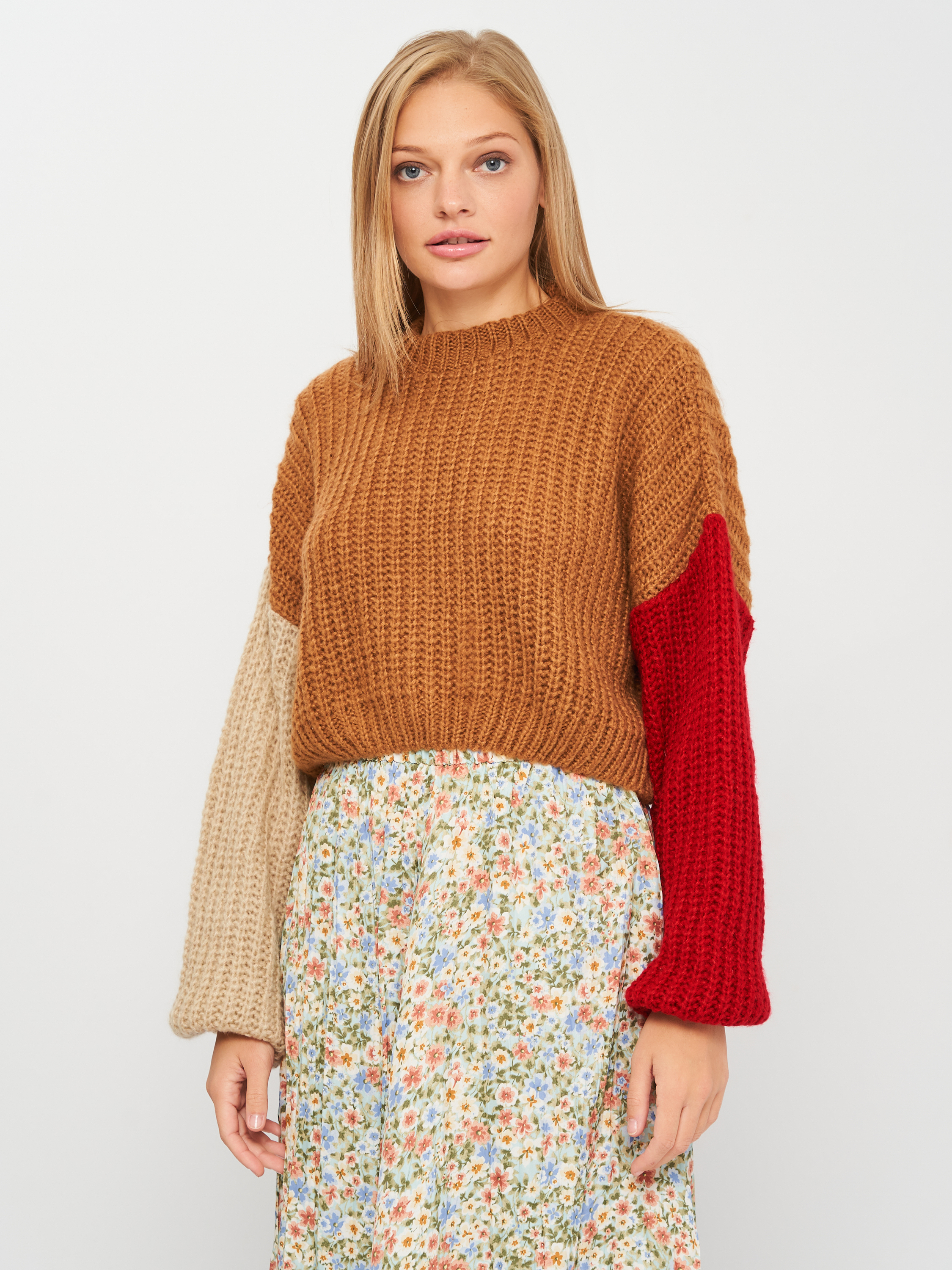 

Джемпер Stradivarius XAZ283990VTLI  Бежевый, Джемпер Stradivarius XAZ283990VTLI S Бежевый