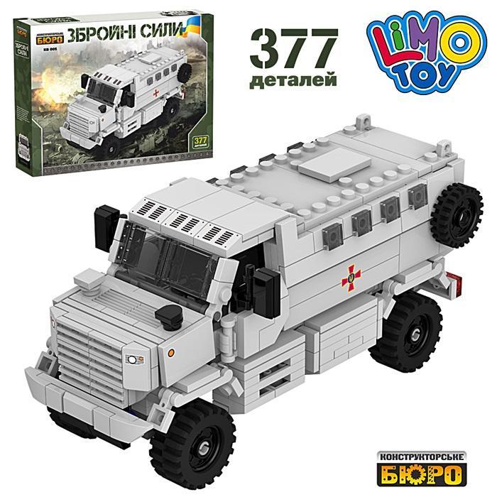 

Конструктор военная бронемашина 377дет KB005-