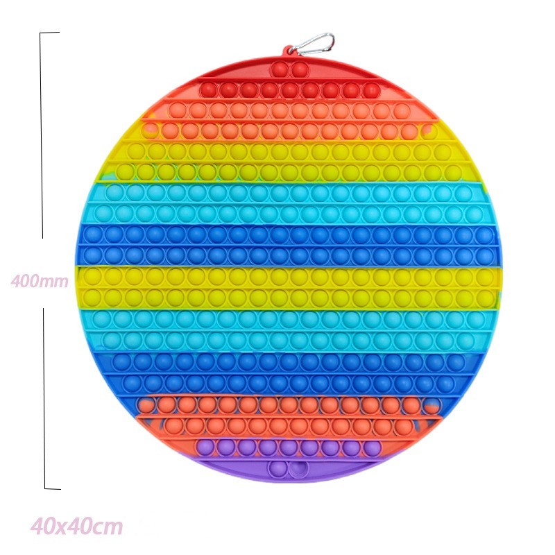 

Игрушка антистресс пупырка круг Pop It Rainbow d40 см