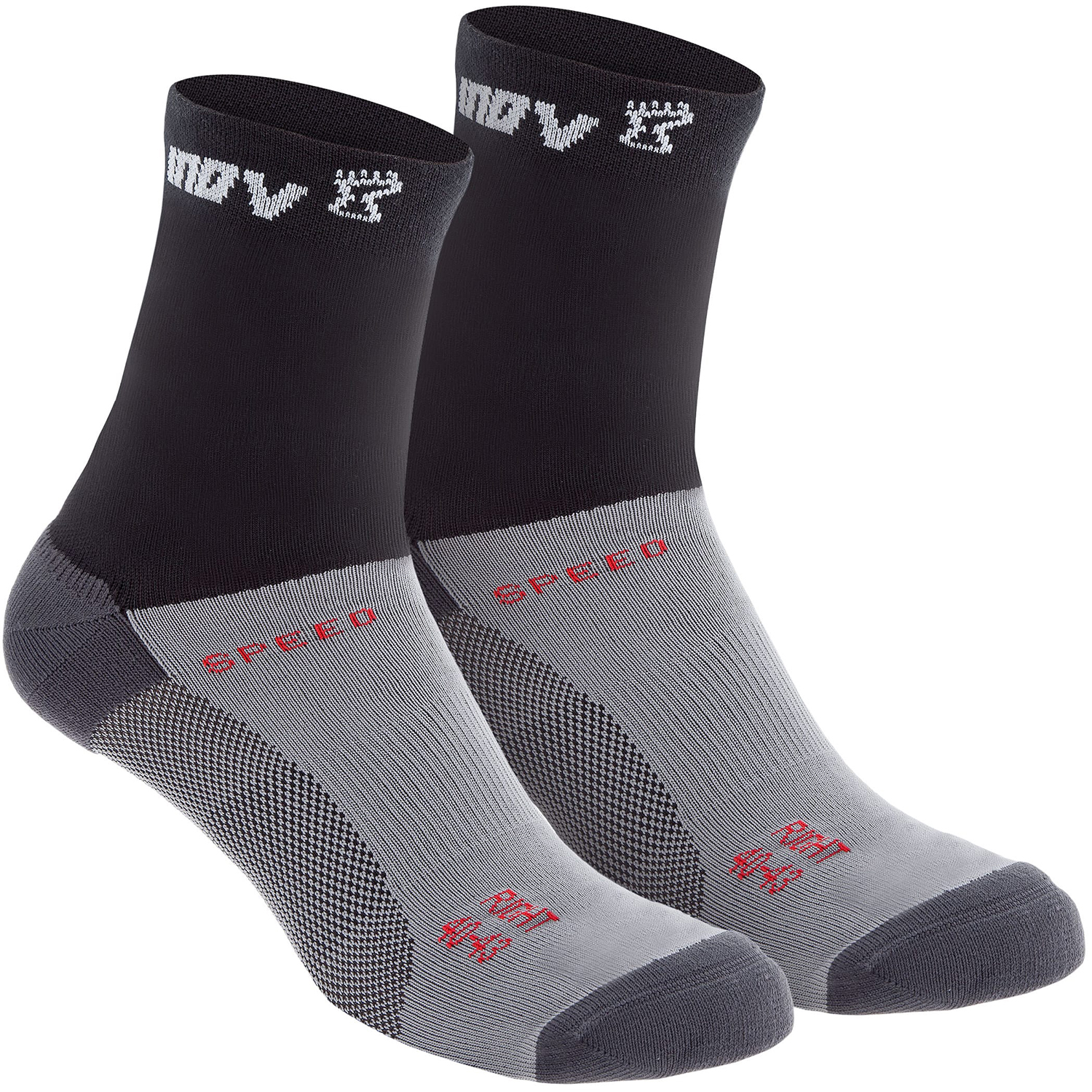 

Носки для бега INOV-8 Speed Sock High Black 2шт. высокие L