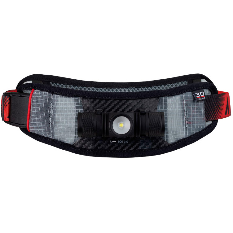 

Фонарь для бега пояcной UltrAspire Lumen 600 3.0 Waist Light Black/Red