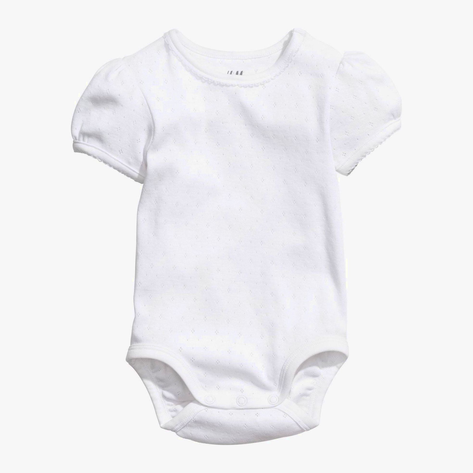 

Боди-футболка H&M 1398523 80 см Белая