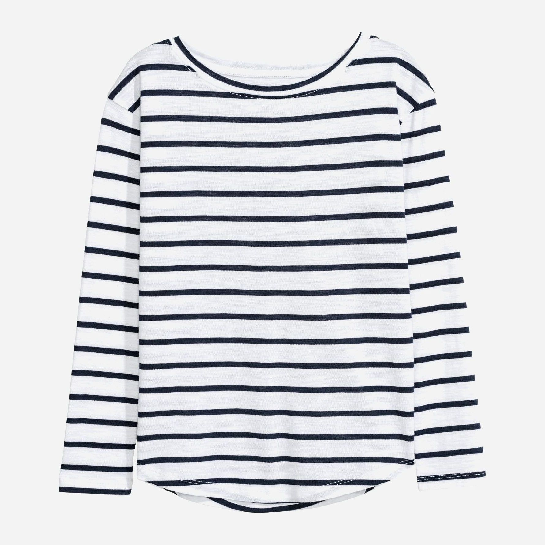

Футболка с длинными рукавами H&M 6449808 134-140 см Серый