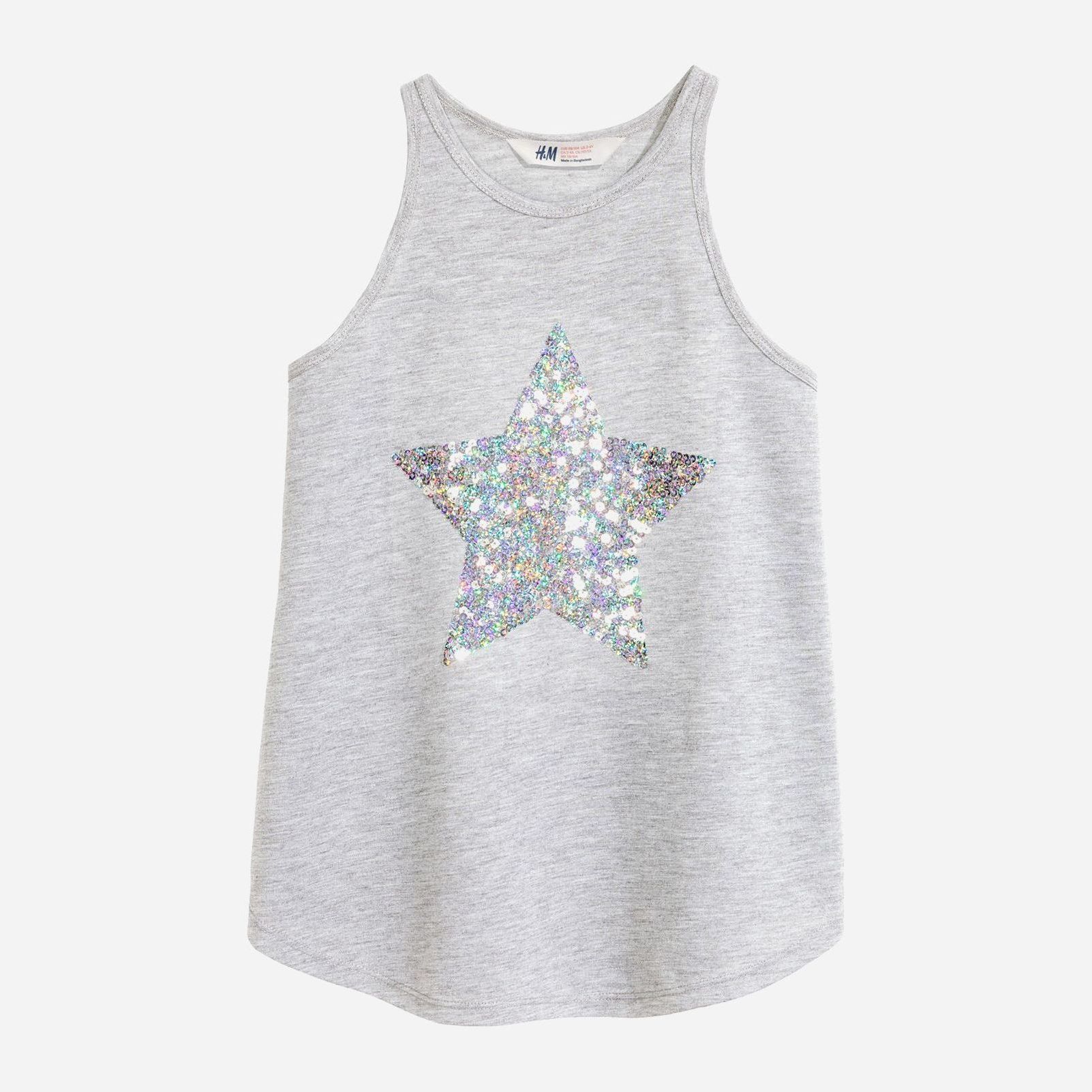 

Майка H&M 0392449 146-152 см Серая