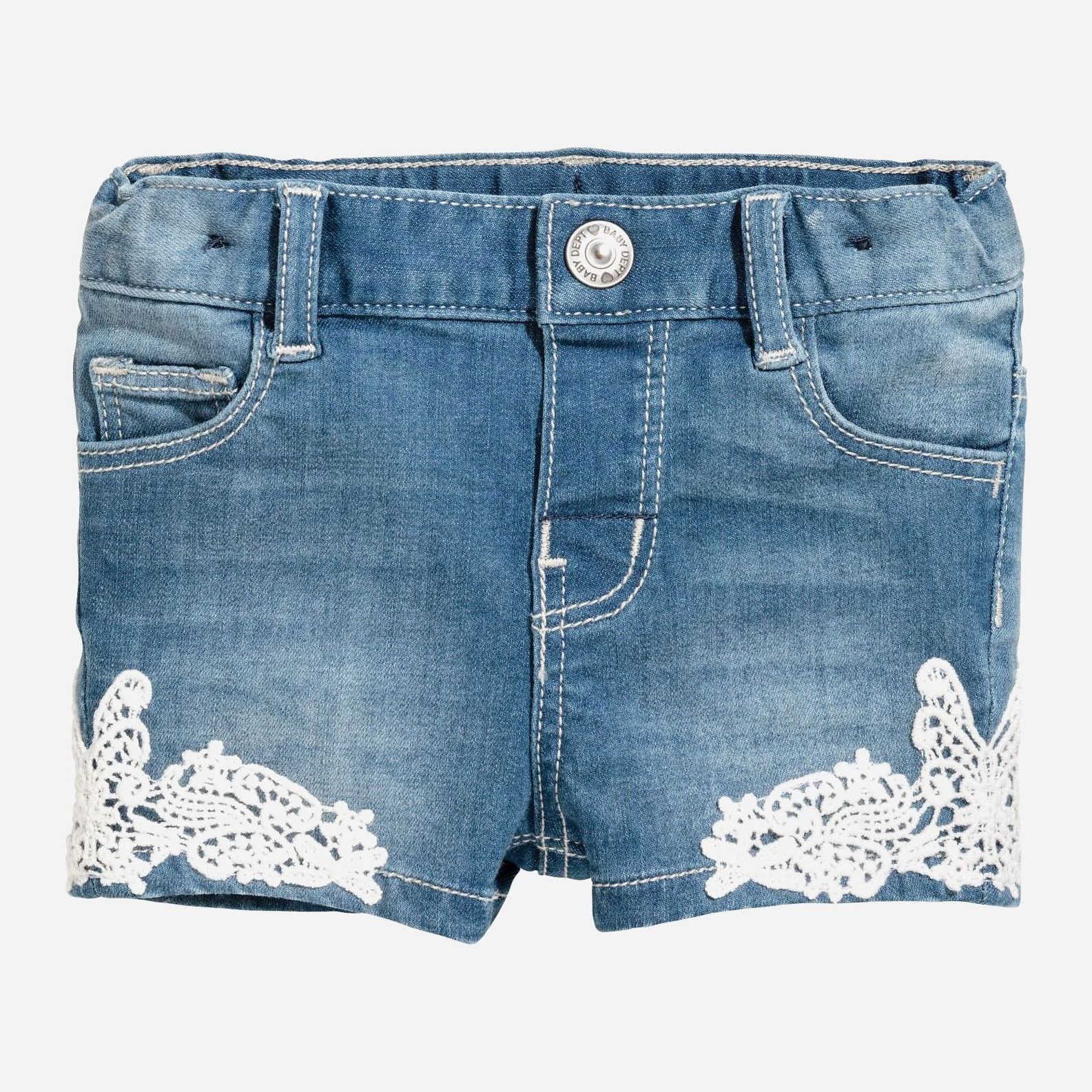 

Шорты джинсовые H&M 2266068 74 см Синие